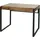 Mendler Schreibtisch HWC-L53, Bürotisch Computertisch Arbeitstisch, Metall 100x54cm - dunkle Wildeiche