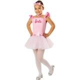 Rubies Offizielles Barbie-Ballerina-Kinderkleid, Kinder-Kostüm, Größe S, 3–4 Jahre Halloween