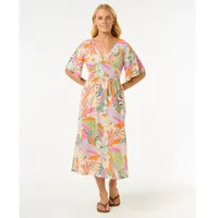 Rip Curl Cala Vadella Midikleid Mehrfarbig S