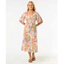 Rip Curl Cala Vadella Midikleid Mehrfarbig S