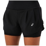 ASICS Damen Road 3.5IN Short schwarz