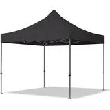 TOOLPORT Faltpavillon 3 x 3 m schwarz 582540