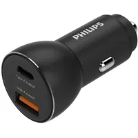 Philips Car Charger 36W with 1 USB-A + USB