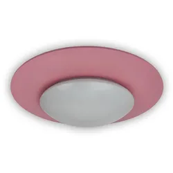 Deckenschale Saturn, Pastellrosé