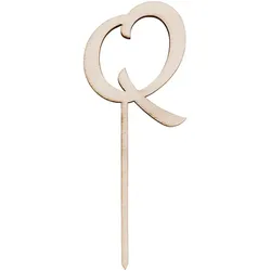 Sallys Cake Topper Buchstaben - aus Holz