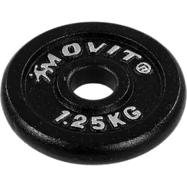 MOVIT Kurzhantel Set Gusseisen Kurzhantel 25 kg schwarz/silber