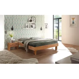 Hasena Rapallo 100 x 200 cm Fußhöhe 25 cm wildeiche natur
