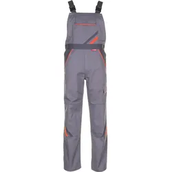 Latzhose "VISLINE" - 98 - zink/orange/schiefer