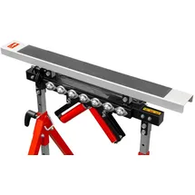Holzmann Maschinen Gerüstbock Holz Metall höhenverstellbar rot/silber 670 mm x 750 mm 200 kg