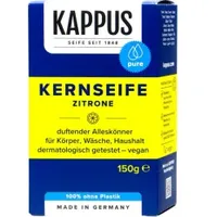 Kappus Seife Kernseife Zitrone, Festseife, im Stück,
