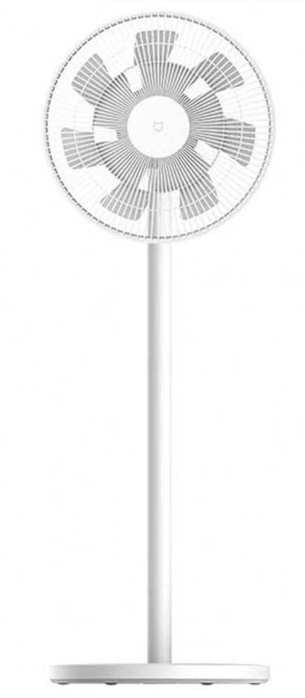 Xiaomi Mi Smart Standing Fan 2 DE Version Tisch- & Standventilator mit optionaler iOS/Android Mi Home Appanbindung (15W sparsamer BLDC Motor, 58dB, 4 Gebläsestufen, Alex & Google Assistant kompatibel) White (Weiß)