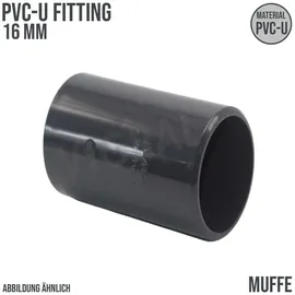 Mega Group Mega Muffe Pvc-u 16 mm Klebemuffe 16 bar