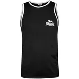 Lonsdale Amateur Singlet ärmelloses T-shirt - Black - XS