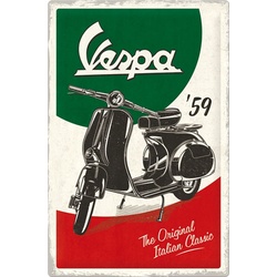 Nostalgic Art Vespa - The Italian Classic, Blechschild - 60 cm x 40 cm
