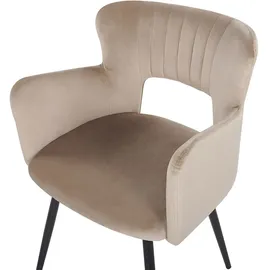 Beliani Esszimmerstuhl 2er Set SANILAC