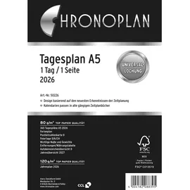 Chronoplan Tagesplan A5 2026