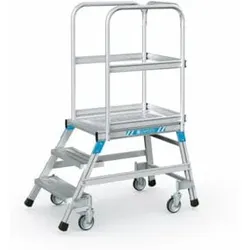 ZARGES Podesttreppe einseitig 3 Stufen