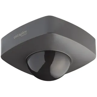 oktaplex motion Oktaplex Tim 360° Präsenzmelder Außen Anthrazit Bewegungsmelder IP65 230V