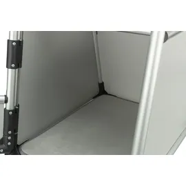 Trixie Transportbox M-L 63 x 65 x 90 cm Hellgrau/ Silber