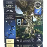 Kaemingk Solar LED-Licherkette Compact 16 m warmweiß