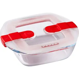 Pyrex 210PH00/7146 mikrowellengeeigneter aus Aufbewahrungsbehälter aus Glas, Kunststoff, transparent