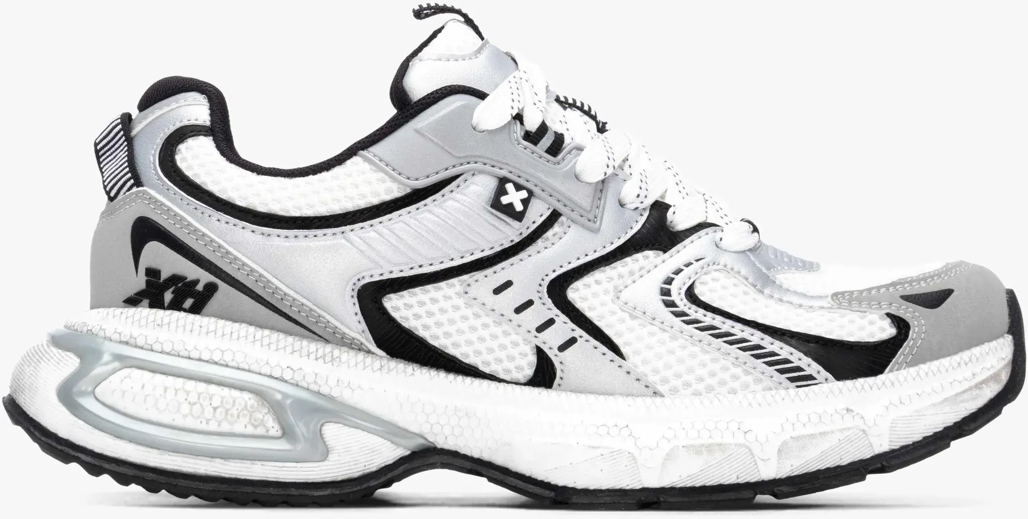 Xti  Sneaker Silber, Herren, Größe: 44, Material: PU/Textil - Xti  Sneaker Silber, Herren, Größe: 44, Material: PU/Textil - man - Silber