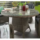 Destiny LUNA Gartentisch Ø 120 x 75 cm grau