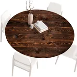 Tischdecke Rund Gartentischdecke Rund 140 120 80 60 cm, Spanntischdecke Rund Tablecloth, Tischdecke Rund Outdoor Abwaschbar Tischtücher, Round Table Cloth, Runde Tischdecke für draußen 90cm E