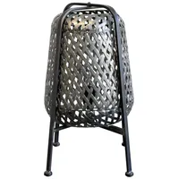 Chic Antique Lampe mit Flechtmuster 445 cm antique kohle