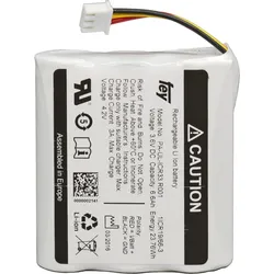 Lithium-Ionen Akkupack 3,6V 6,6Ah 23,76Wh 1S3P mit Kabel und Stecker