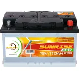 Adler Versorgungsbatterie 110Ah 12V Solar Batterie USV Boot Camping 100Ah 120Ah