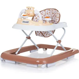 Chipolino Lauflernhilfe Little Cow Räder Stopper Höhenverstellbar Musik Licht braun
