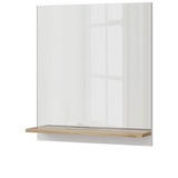 Vicco Badspiegel Marelle 60 x 67 cm modern Wandspiegel mit Ablage für Badezimmer