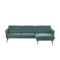 himolla Ecksofa Leder  1928 ¦ türkis/petrol ¦ Maße (cm): B: 280 H: 83 T: 175.0