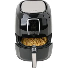 LUND Heißluftfritteuse Airfryer 8L schwarz