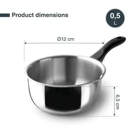 Lacor Garinox Kochtopf 12 cm rund