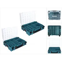 Makita MAKPAC 1 Organizer Set 2x Kleinteilekoffer 395 x