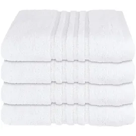 SCHIESSER Milano Handtuch 4 x 50 x 100 cm weiß
