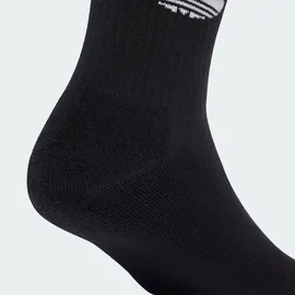 adidas 3-Streifen Kniestrümpfe 2er Pack Schwarz/Weiß 43-45