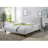 MAINTAL Polsterbett MAINTAL "Rexburg", grau (hellgrau), B:187cm H:107cm L:212cm, Betten, Polsterbett, Bettseiten zerlegt, ohne Bettkasten