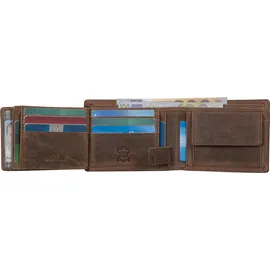 Benthill Herren Geldbörse Portemonnaie braun