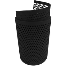 zaun|zu® Doppelstabmattenzaun 2,55 m Schwarz/Metall