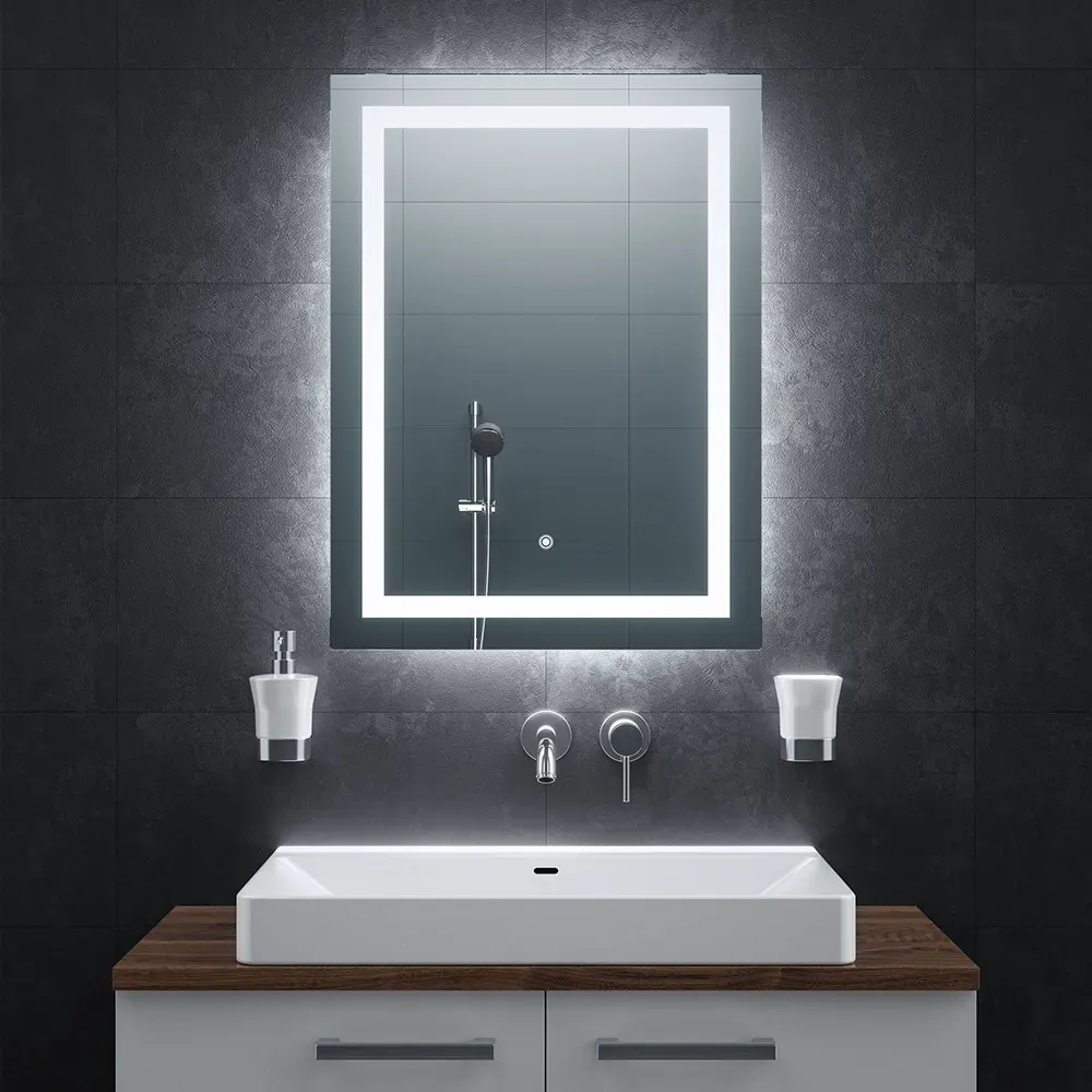 Bringer Badspiegel mit Beleuchtung - BRS102 - 60x80 cm