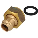 Viega Sanpress Verschraubung 28 mm x 1" flachdichtend