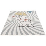 Carpet City Kinderteppich »Anime9388«, rechteckig, 11 mm, Spielteppich, Elefant, Weicher Flor, Pflegeleicht, Kinderzimmer
