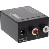 InLine Audio AD-Wandler, Eingang 2x Cinch Stereo, Ausgang Toslink oder Cinch
