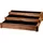 Dobar Pflanzkastentreppe 110 x 88 x 36 cm braun