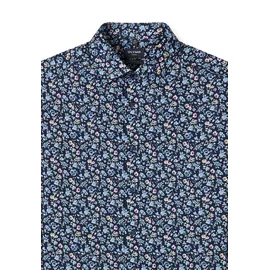 Olymp Luxor, modern fit New Kent", Herren, Gr. 43, Normaler Arm, marine, 100% Baumwolle, Hemden,