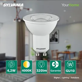 Sylvania LED Spot 4W GU10 neutralweiß 10 St.