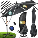 Kesser Ampelschirm Ø 350 cm Grau